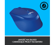 Logitech OUTLET - M330 Silent Plus (niebieska) - 1427680 - zdjęcie 10